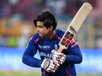 Rajasthan Royals' Vaibhav Sooryavanshi during a warm-up session Rajasthan Royals' Vaibhav Sooryavanshi during a warm-up session