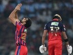 Lucknow Super Giants vs Royal Challengers Bengaluru LIVE Score IPL 2026: Prince Yadav celebrates the wicket of Devdutt Padikkal.