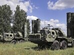 FILE- S-400 Triumf air defence missile systems are pictured during a military exercise held near the village of Plotnikovo in Russia to test response to an enemy air strike. (Kirill Kukhmar/TASS)