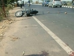 Fake Encounter - Sohrabuddin Sheikh Murder Case - The encounter scene in Gandhinagar where Sohrabuddin was shot two years back on November 26, 2005 - HT Photo