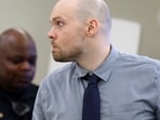 Defendant Tanner Horner returns to the courtroom during his capital murder trial on Thursday, April 16, 2026, at the Tim Curry Criminal Justice Center in Fort Worth, Texas. (Amanda McCoy/Star-Telegram via AP, Pool) 