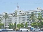 Mumbai, India – 22, April 2025: The Indian National Flag at half-mast at the Mantralaya building to mourn the demise of Pope Francis, in Mumbai, India, on Tuesday, April 22, 2025. (Photo by Bhushan Koyande/HT Photo)
