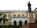 One wing of the complex, the press building, was supposed to house the municipal museum. But now, the MCD is considering housing the municipal artefacts at the Lahori Gate haveli museum. (HT Archive)