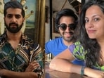 Akshay Oberoi and his wife