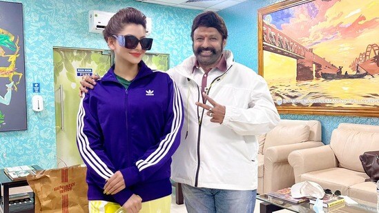 ఊర్వశి, బాలకృష్ణ (x/UrvashiRautela)