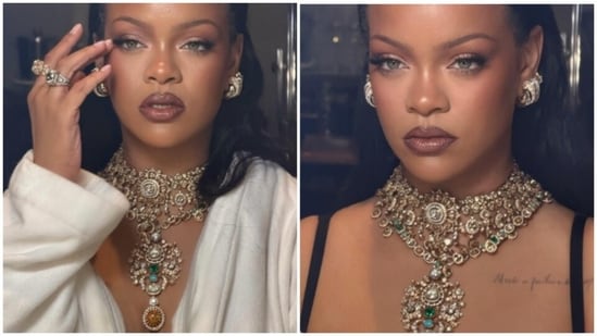 Fans were captivated by Rihanna's stunning display of Sabyasachi jewellery. (Instagram/ Sabyasachi Official)