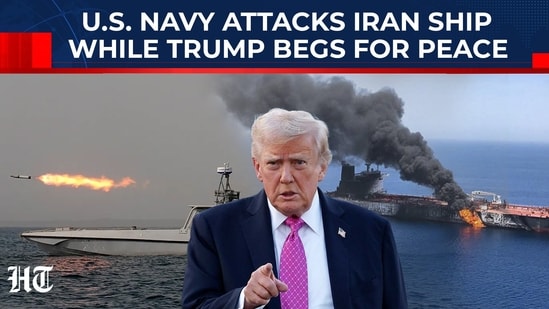 US Navy attacks Iran ship as Trump begs for peace: Angry Mojtaba to end truce