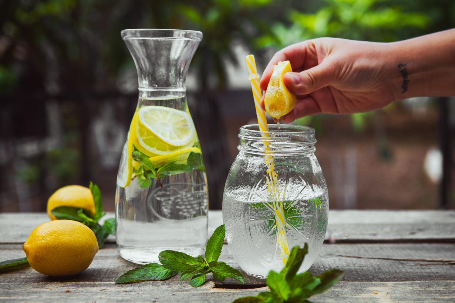 Drink herbal water if you are bored with regular water. (Picture credit: Freepik) Drink herbal water if you are bored with regular water. (Picture credit: Freepik)