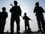 Jammu: Security personnel stand guard on the anniversary of 'Operation Sindoor', in Jammu on May 7 (PTI) Jammu: Security personnel stand guard on the anniversary of 'Operation Sindoor', in Jammu on May 7 (PTI)