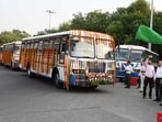 Officials said 140 electric buses are already operational, with more on the way. (HT File) Officials said 140 electric buses are already operational, with more on the way. (HT File)