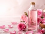 Gulab jal for your face: Use it like a toner or cleanser for a refreshing skin(AI Generated)