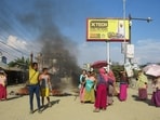 Violence in Imphal, Manipur in June, 2025. (Shutterstock)