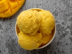 Mango Cheesecake Ice Cream