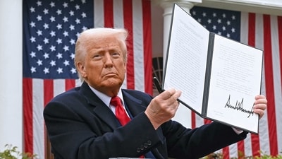 US President Donald Trump’s 10% global tariffs face setback in US trade court ruling (File photo/AFP) US President Donald Trump’s 10% global tariffs face setback in US trade court ruling (File photo/AFP)