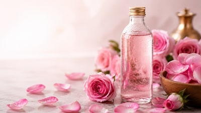 Gulab jal for your face: Use it like a toner or cleanser for a refreshing skin (AI Generated) Gulab jal for your face: Use it like a toner or cleanser for a refreshing skin (AI Generated)
