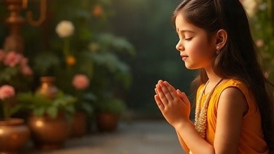 Slokas for kids: పిల్లల మెదడు చురుగ్గా మారాలా? ఈ వేసవిలో వారికి ఈ 7 శక్తివంతమైన శ్లోకాలు నేర్పించండి (pinterest) Slokas for kids: పిల్లల మెదడు చురుగ్గా మారాలా? ఈ వేసవిలో వారికి ఈ 7 శక్తివంతమైన శ్లోకాలు నేర్పించండి (pinterest)