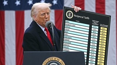 U.S. President Donald Trump’s 10% global tariffs suffered a setback in a U.S. trade court ruling (File Photo/AFP) U.S. President Donald Trump’s 10% global tariffs suffered a setback in a U.S. trade court ruling (File Photo/AFP)