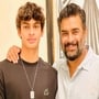 కొడుకు వేదాంత్ తో మాధవన్