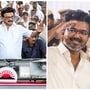 డీఎంకే చీఫ్​ స్టాలిన్- టీవీకే అధినేత విజయ్..