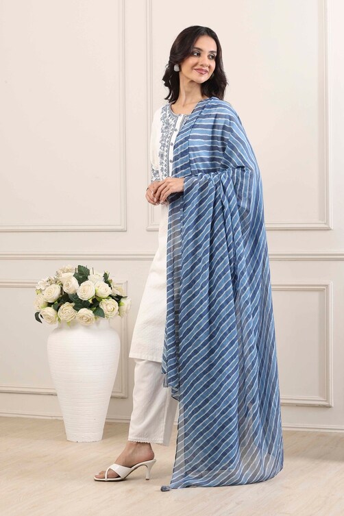 BIBA cotton hand-embroidered suit (BIBA) BIBA cotton hand-embroidered suit (BIBA)
