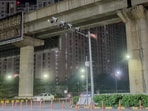 Officials said the cameras can detect nearly 10 violations and monitor vehicles travelling at speeds up to 200 km/h. (HT Photo)