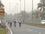 Delhi woke up dust storm on morning of April 3. (Screenshot from ANI video)