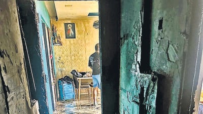 Fire engulfs 13-storey Ulwe building