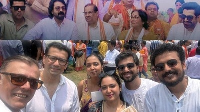 বিজেপির শপথ গ্রহণের অনুষ্ঠানে প্রসেনজিৎ থেকে মমতা, যিশু! টলিপাড়ার আর কে কে এলেন?