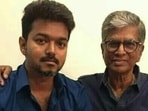 Vijay's father SA Chandrasekhar got emotional on Saturday while talking about his son. Vijay's father SA Chandrasekhar got emotional on Saturday while talking about his son.