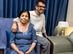 Cricketer Yuzvendra Chahal with his mother Sunita | Photo: Raajessh Kashyap
