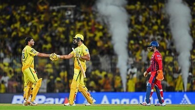 Chasing 204 runs, CSK reached 208/5 in 19.2 overs. (AFP) Chasing 204 runs, CSK reached 208/5 in 19.2 overs. (AFP)