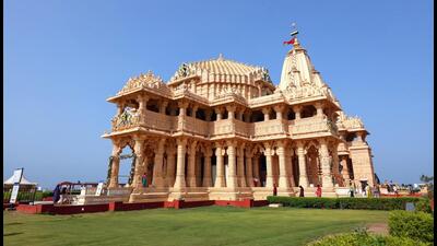 The story of Somnath is the story of a civilisation that refused to surrender. (@AmitShah/ANI) The story of Somnath is the story of a civilisation that refused to surrender. (@AmitShah/ANI)