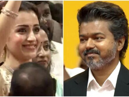 <p>ఈ ఈవెంట్​లో ప్రముఖ నటి త్రిష సెంటర్​ ఆఫ్​ అట్రాక్షన్​గా నిలిచారు. ఆమె తల్లితో కలిసి ఈ వేడుకలో త్రిష పాల్గొన్నారు.</p>