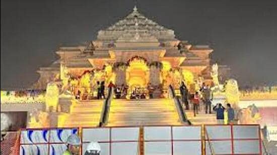 The Ram Mandir Trust office and a state-of-the-art museum are currently under construction. (File)