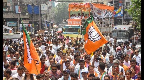 To win West Bengal, the BJP learnt from its past mistakes. The entire focus of the BJP campaign was on the Trinamool’s misgovernance and misbehaviour. (ANI)
