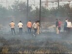 Fire reveals human skeleton near Vasai tracks, second such discovery in Manikpur in four months