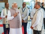 Prime Minister Narendra Modi during the inauguration of the Sardardham Hostel in Vadodara on Monday.