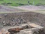 Balirajgarh excavation site in Madhubani (HT PHOTO)