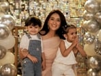 Pankhuri with her kids