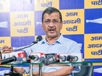 In his post on X, Aam Aadmi Party's national convener Arvind Kejriwal said Sanjeev Arora preferred going to jail over joining the BJP. (RAJ K RAJ /HT PHOTO)