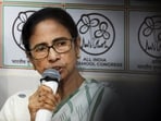 Mamata Banerjee released a video message urging opposition parties to unite against the BJP. (REUTERS)