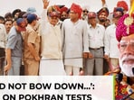 PM Modi on India’s 1998 nuclear tests in Pokhran PM Modi on India’s 1998 nuclear tests in Pokhran