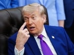 Donald Trump speaks during a maternal healthcare event in the Oval Office of the White House in Washington, DC on Monday, May 11.