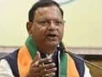 UP BJP chief Pankaj Chaudhary has accused the SP of seeing politics in every decision taken in national interest. (HT file)
