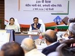 Union minister Mansukh Mandaviya chairs a meeting of the Central Board of Trustees, EPFO, in New Delhi in Marh (@mansukhmandviya X/File Photo)