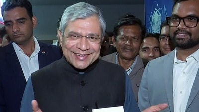 కేంద్ర మంత్రి అశ్వినీ వైష్ణవ్ (ANI Video Grab) కేంద్ర మంత్రి అశ్వినీ వైష్ణవ్ (ANI Video Grab)