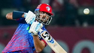 Axar Patel smacked 56 runs off 30 balls, packed with eight fours and two sixes. (PTI) Axar Patel smacked 56 runs off 30 balls, packed with eight fours and two sixes. (PTI)