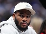 Green Bay Packers NFL football player Micah Parsons attends an NBA basketball game between the Dallas Mavericks and the Cleveland Cavaliers Friday, March 13, 2026, in Dallas. Green Bay Packers NFL football player Micah Parsons attends an NBA basketball game between the Dallas Mavericks and the Cleveland Cavaliers Friday, March 13, 2026, in Dallas.