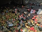 The watermelon had reportedly been cut in the morning and consumed several hours later.