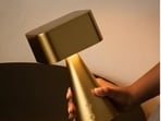 If you’re going for a cosy, diffused look, the 'daisy floor lamp' is your best friend (left). For a focused, luxurious desk or bedside setup, the 'gold chrome portable lamp' wins every time. (Pics: Fig Living)